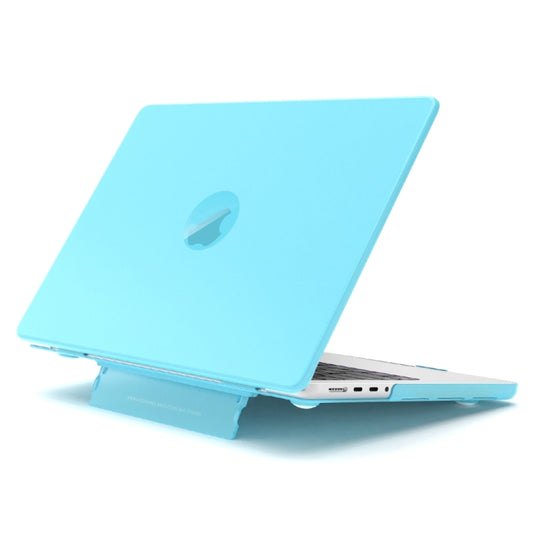For Macbook Air 13.3 inch A1466 / A1369 Frosted Translucent Laptop Protective Case(Blue) by buy2fix