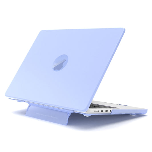 For Macbook Air 13.3 inch A1466 / A1369 Frosted Translucent Laptop Protective Case(Purple) by buy2fix