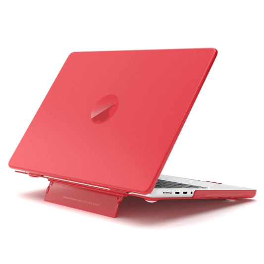 For Macbook Air 15.3 A3114 / M4 A3241 Frosted Translucent Laptop Protective Case(Red) by buy2fix