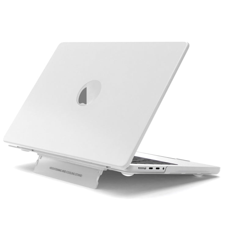 For Macbook Pro 16.2 2023 A2991/A2780 Frosted Translucent Laptop Protective Case(Light Grey) - MacBook Pro Cases by buy2fix | Online Shopping UK | buy2fix