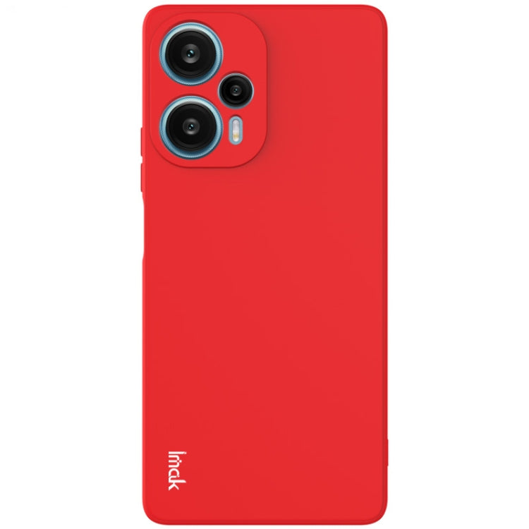 For Xiaomi Redmi Note 12 Turbo 5G/Poco F5 5G IMAK UC-4 Series Straight Edge TPU Soft Phone Case(Red) - Xiaomi Cases by imak | Online Shopping UK | buy2fix