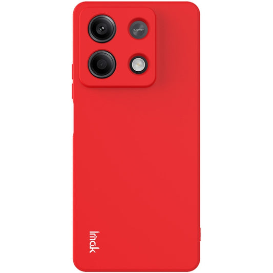 For Xiaomi Redmi Note 13 5G IMAK UC-4 Series Straight Edge TPU Soft Phone Case(Red) by imak