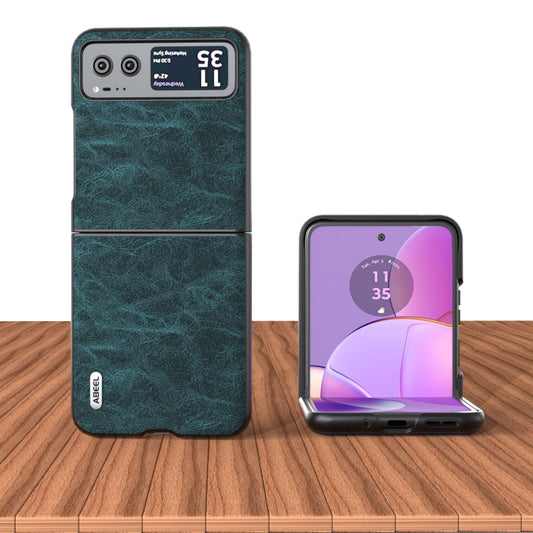 For Motorola Razr 40 ABEEL Dream Litchi Texture PU Phone Case(Blue) by buy2fix