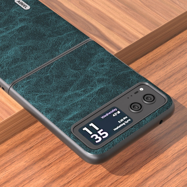 For Motorola Razr 40 ABEEL Dream Litchi Texture PU Phone Case(Blue) by buy2fix