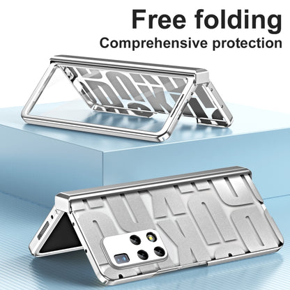 For Huawei Mate X2 Integrated Electroplating Folding Phone Case with Hinge(Black) - Huawei Cases by buy2fix | Online Shopping UK | buy2fix