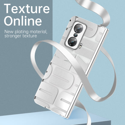 For Honor Magic V Integrated Electroplating Folding Phone Case with Hinge(Tyrant Gold) - Honor Cases by buy2fix | Online Shopping UK | buy2fix