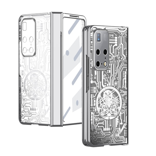 For Huawei Mate X2 Mechanical Legend Integrated Electroplating All-inclusive Phone Case(Silver) - Huawei Cases by buy2fix | Online Shopping UK | buy2fix