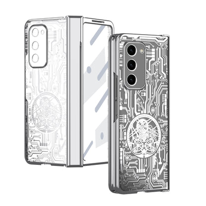 For Samsung Galaxy Z Fold2 5G Mechanical Legend Integrated Electroplating All-inclusive Phone Case(Silver) - Galaxy Phone Cases by buy2fix | Online Shopping UK | buy2fix