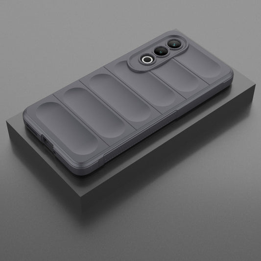 For OnePlus Nord CE4 5G Global Magic Shield TPU + Flannel Phone Case(Dark Grey) by buy2fix