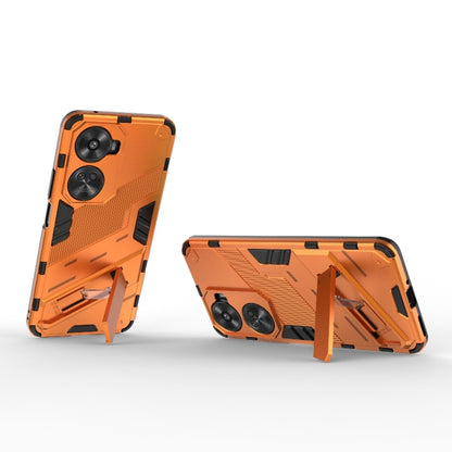 For Huawei nova 11 SE Punk Armor 2 in 1 PC + TPU Phone Case with Holder(Orange) - Huawei Cases by buy2fix | Online Shopping UK | buy2fix