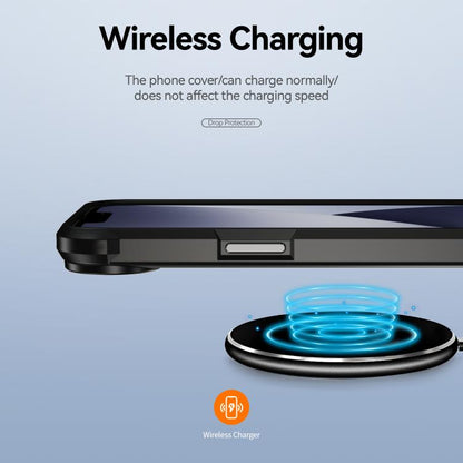 For iPhone 16e TPU + PC Lens Protection Phone Case(Black) - iPhone 16e Cases by buy2fix | Online Shopping UK | buy2fix