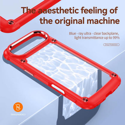 For iPhone Air TPU + PC Lens Protection Phone Case(Red) - iPhone Air Cases by buy2fix | Online Shopping UK | buy2fix