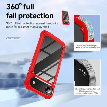 For iPhone Air TPU + PC Lens Protection Phone Case(Red) - iPhone Air Cases by buy2fix | Online Shopping UK | buy2fix