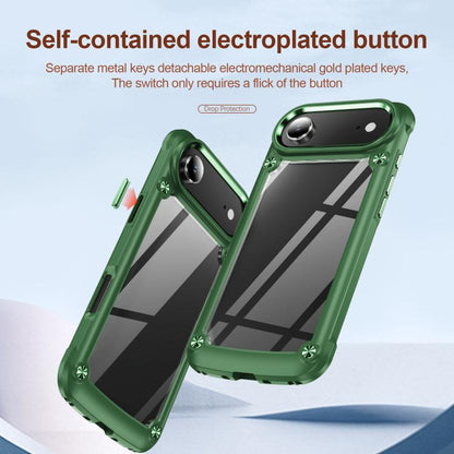For iPhone Air TPU + PC Lens Protection Phone Case(Green) - iPhone Air Cases by buy2fix | Online Shopping UK | buy2fix