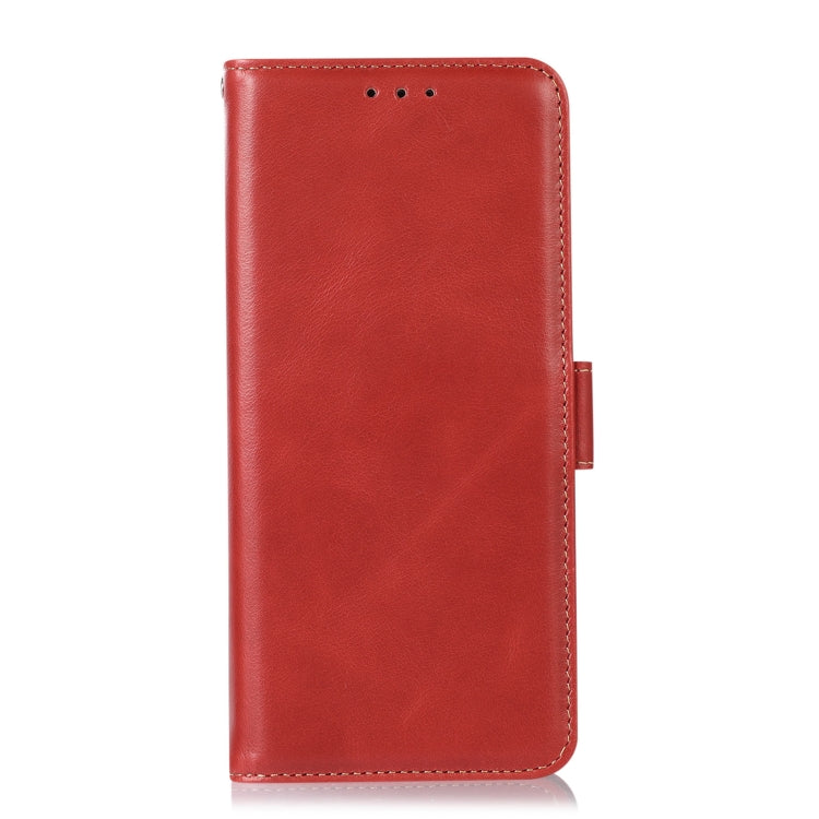 For iPhone 16 Crazy Horse Top Layer Cowhide Leather Phone Case(Red) - iPhone 16 Cases by buy2fix | Online Shopping UK | buy2fix