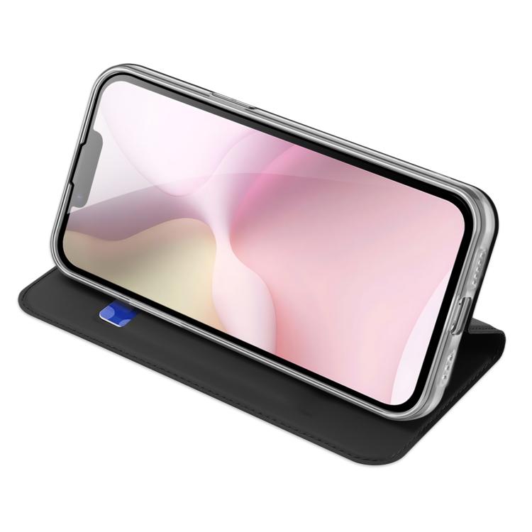 For iPhone 16e DUX DUCIS Skin Pro Series Flip Leather Phone Case(Black) - iPhone 16e Cases by DUX DUCIS | Online Shopping UK | buy2fix
