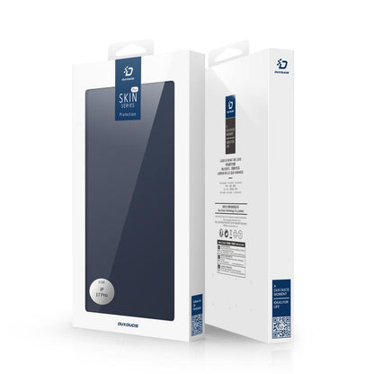 For iPhone 17 Pro DUX DUCIS Skin Pro Series Flip Leather Phone Case(Blue) - iPhone 17 Pro Cases by DUX DUCIS | Online Shopping UK | buy2fix