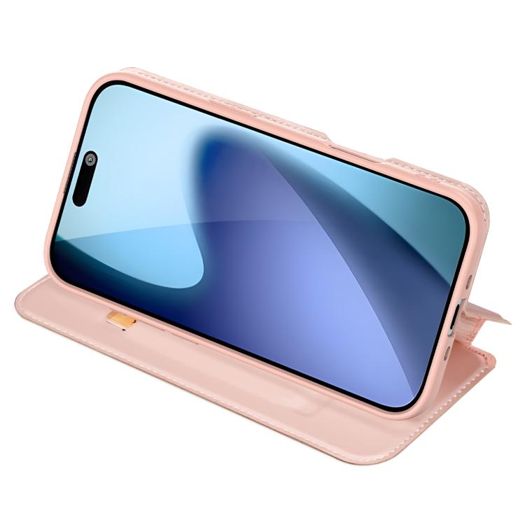 For iPhone 17 Air DUX DUCIS Skin Pro Series Flip Leather Phone Case(Rose Gold) - iPhone 17 Air Cases by DUX DUCIS | Online Shopping UK | buy2fix