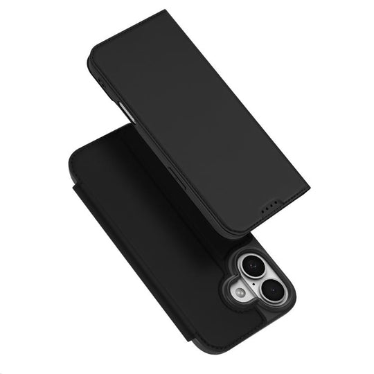 For iPhone 17 DUX DUCIS Skin Pro Series Flip Leather Phone Case(Black)