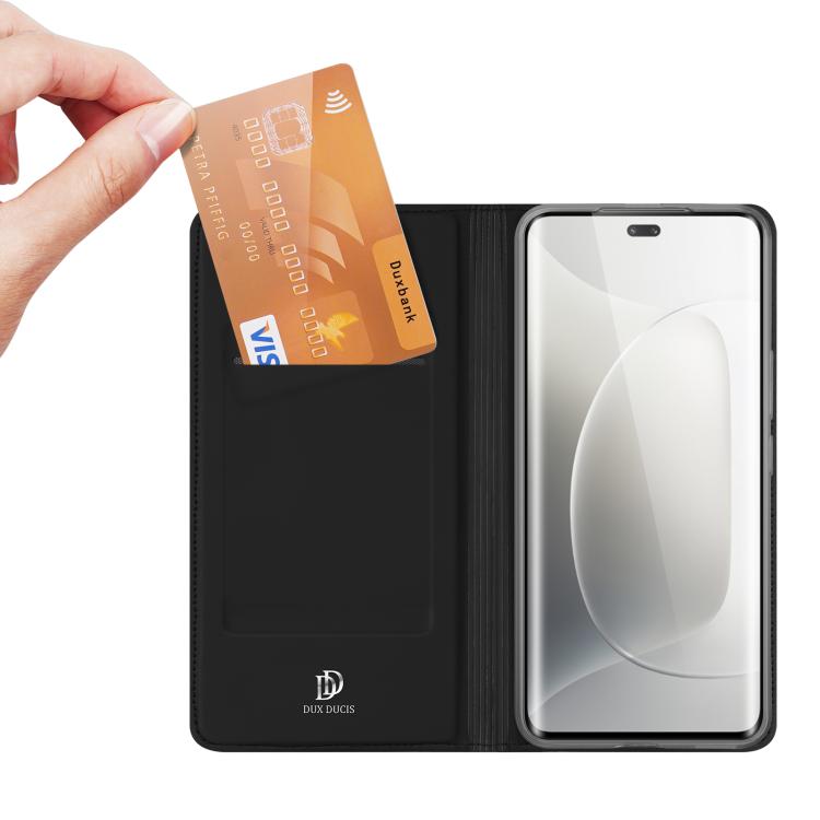 For Honor 300 Pro / 300 Ultra DUX DUCIS Skin Pro Series Flip Leather Phone Case(Black) - Honor Cases by DUX DUCIS | Online Shopping UK | buy2fix