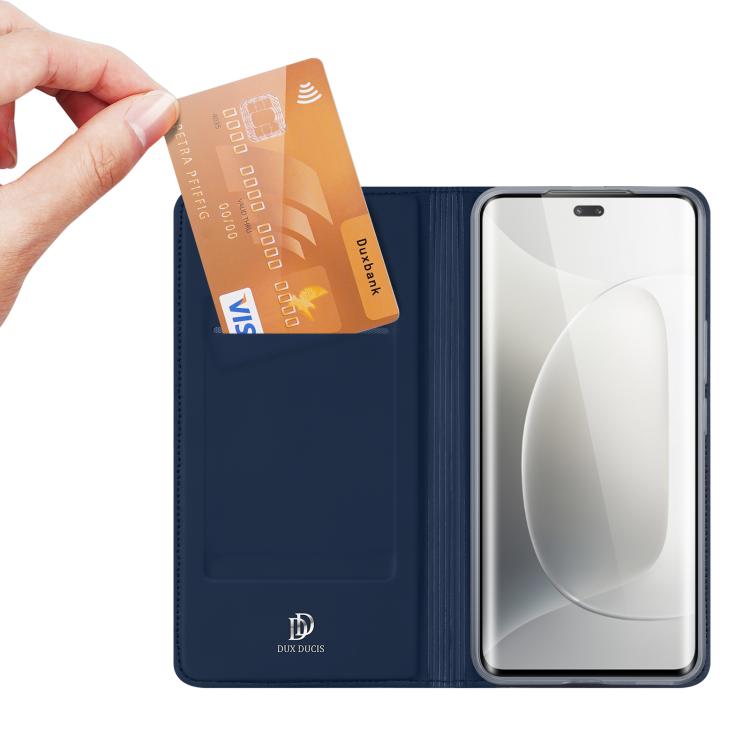 For Honor 300 Pro / 300 Ultra DUX DUCIS Skin Pro Series Flip Leather Phone Case(Blue) - Honor Cases by DUX DUCIS | Online Shopping UK | buy2fix