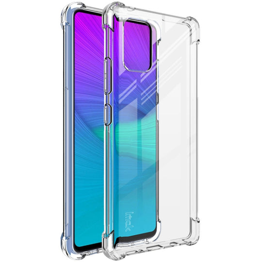 For Samsung Galaxy A71 5G IMAK Full Coverage Shockproof TPU Protective Case(Transparent)