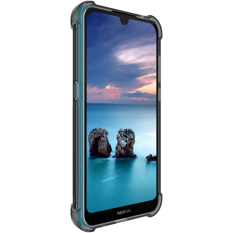 For Nokia 1.3 IMAK Full Coverage Shockproof TPU Protective Case(Transparent Black) - Nokia Cases by imak | Online Shopping UK | buy2fix
