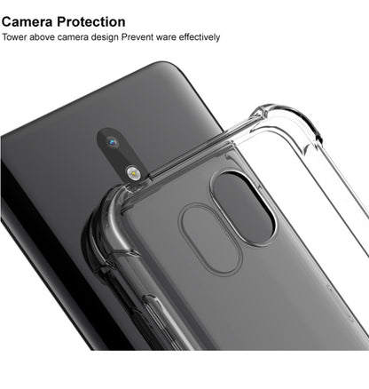For Nokia 1.3 IMAK Full Coverage Shockproof TPU Protective Case(Transparent Black) - Nokia Cases by imak | Online Shopping UK | buy2fix