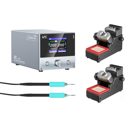 i2C 3SCN Intelligent Double Welding Station with RS200 Base, Style:B Set(US Plug) - Soldering Iron Set by buy2fix | Online Shopping UK | buy2fix