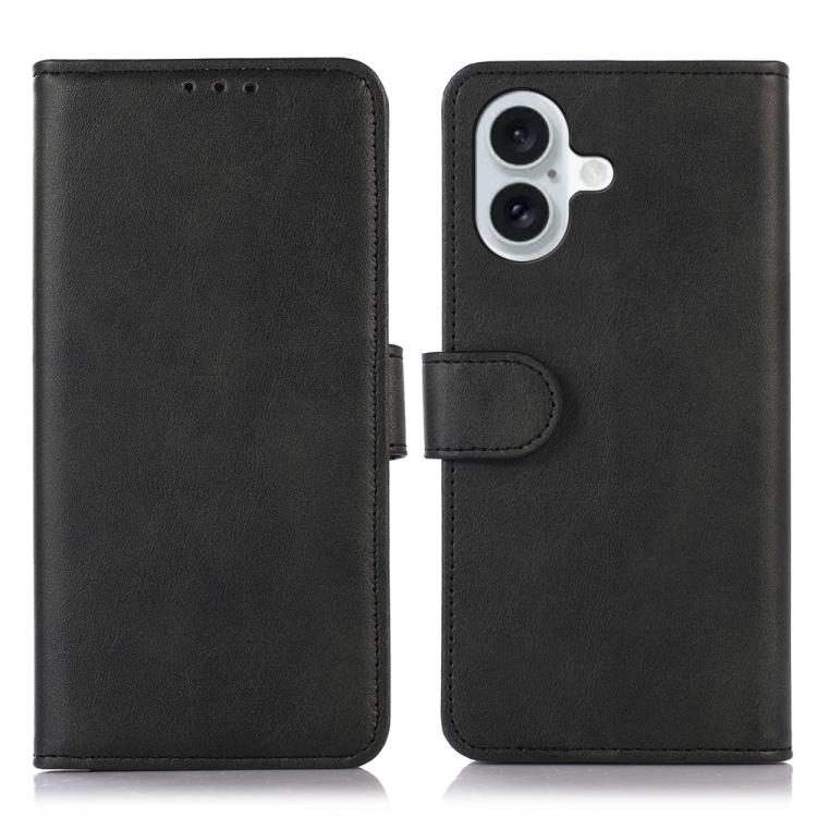 For iPhone 17 Cow Texture Leather Phone Case(Black) - iPhone 17 Cases by buy2fix | Online Shopping UK | buy2fix