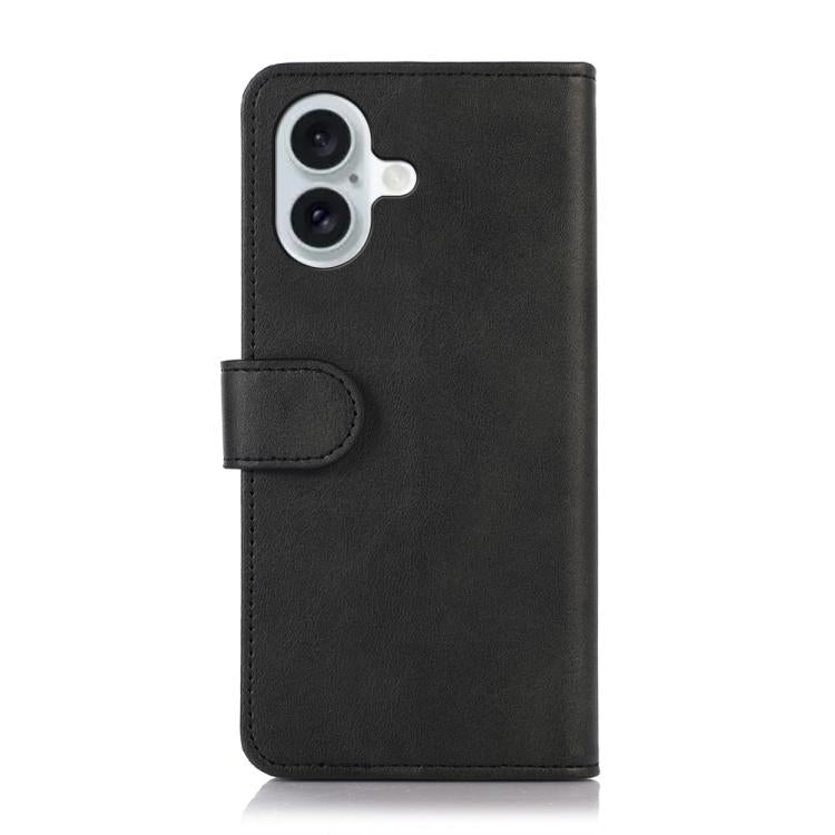 For iPhone 17 Cow Texture Leather Phone Case(Black) - iPhone 17 Cases by buy2fix | Online Shopping UK | buy2fix