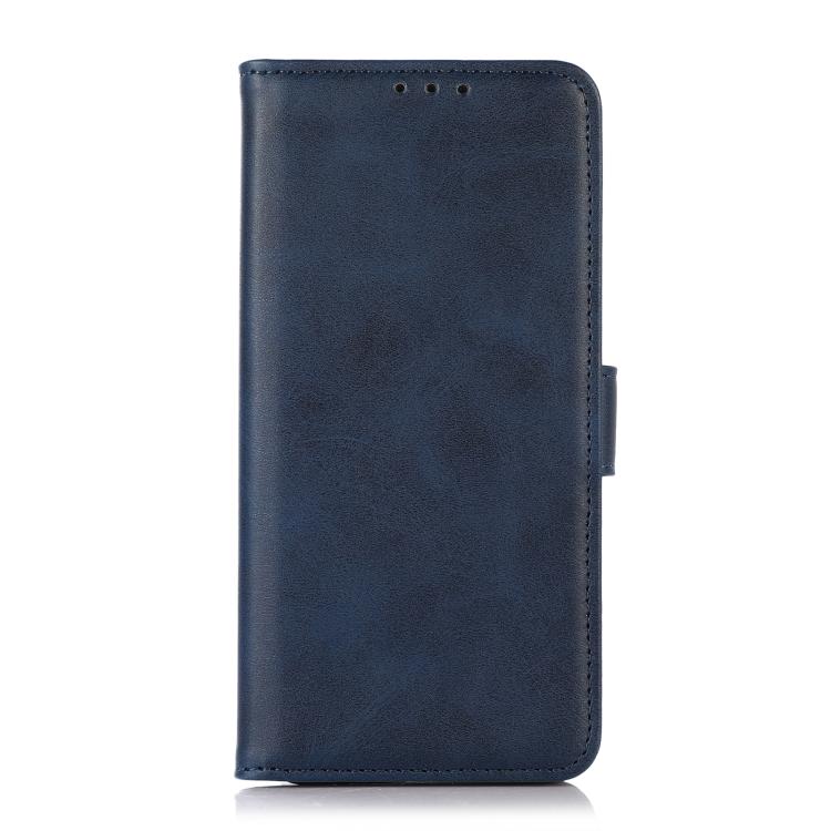 For iPhone 17 Cow Texture Leather Phone Case(Blue) - iPhone 17 Cases by buy2fix | Online Shopping UK | buy2fix