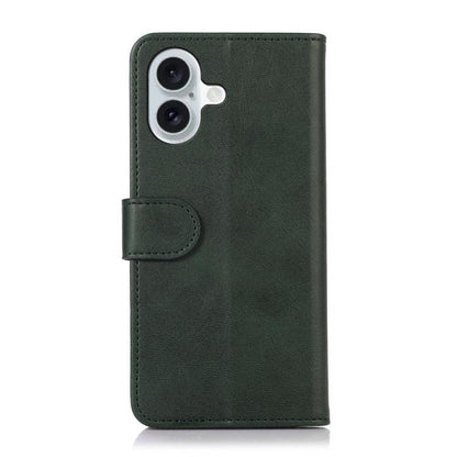 For iPhone 17 Cow Texture Leather Phone Case(Green) - iPhone 17 Cases by buy2fix | Online Shopping UK | buy2fix