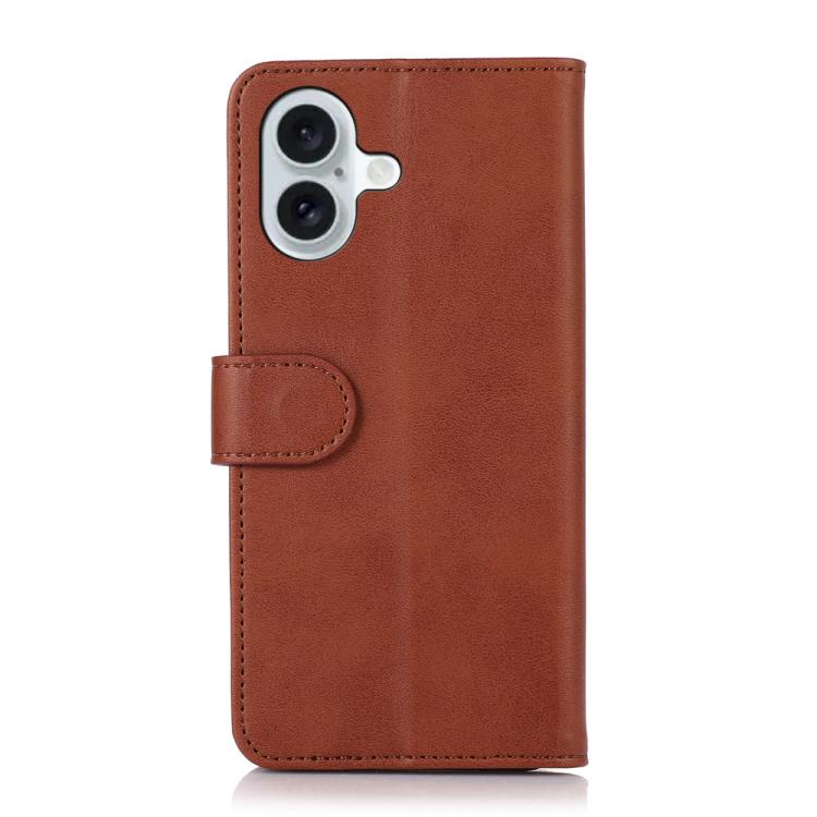For iPhone 17 Cow Texture Leather Phone Case(Brown) - iPhone 17 Cases by buy2fix | Online Shopping UK | buy2fix