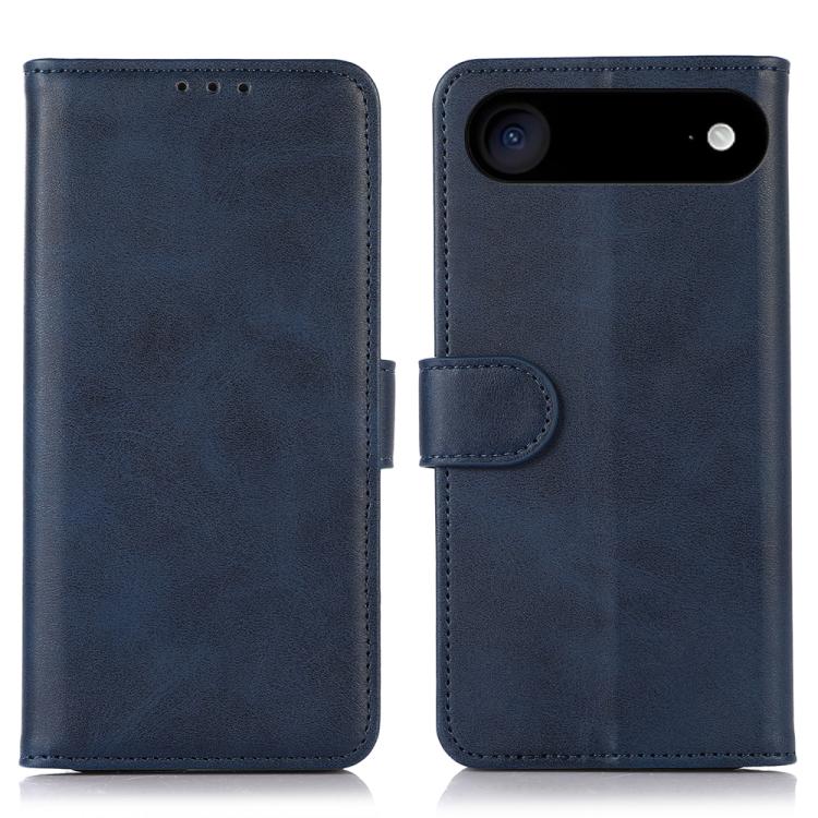 For iPhone Air Cow Texture Leather Phone Case(Blue) - iPhone Air Cases by buy2fix | Online Shopping UK | buy2fix
