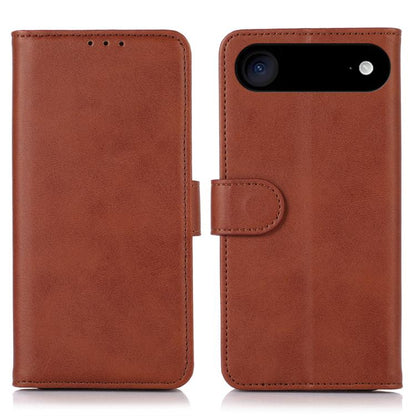 For iPhone 17 Air Cow Texture Leather Phone Case(Brown) - iPhone 17 Air Cases by buy2fix | Online Shopping UK | buy2fix