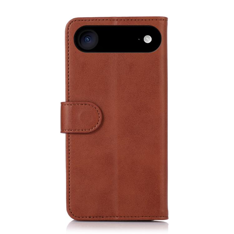 For iPhone 17 Air Cow Texture Leather Phone Case(Brown) - iPhone 17 Air Cases by buy2fix | Online Shopping UK | buy2fix