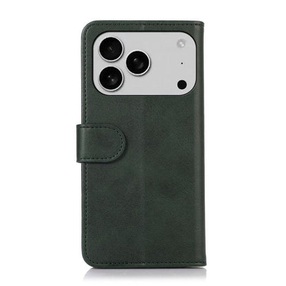 For iPhone 17 Pro Cow Texture Leather Phone Case(Green) - iPhone 17 Pro Cases by buy2fix | Online Shopping UK | buy2fix