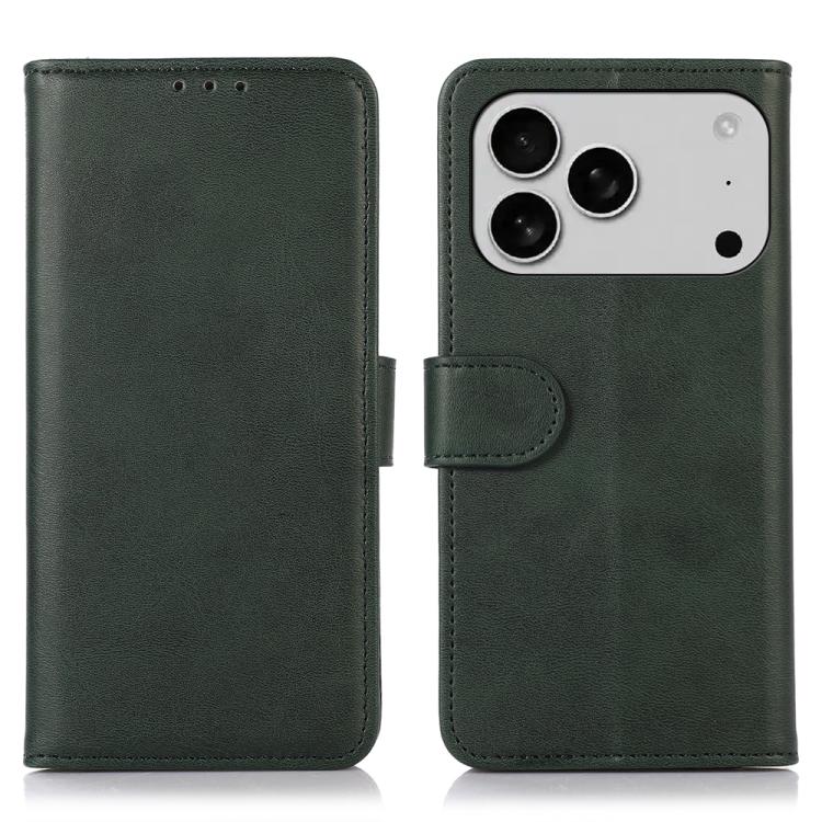 For iPhone 17 Pro Max Cow Texture Leather Phone Case(Green) - iPhone 17 Pro Max Cases by buy2fix | Online Shopping UK | buy2fix