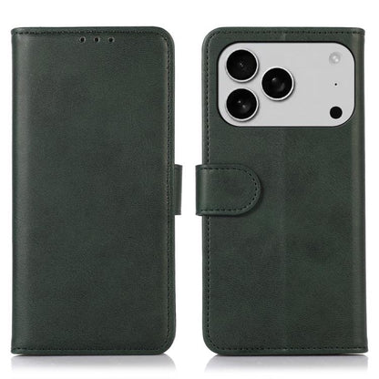 For iPhone 17 Pro Max Cow Texture Leather Phone Case(Green) - iPhone 17 Pro Max Cases by buy2fix | Online Shopping UK | buy2fix