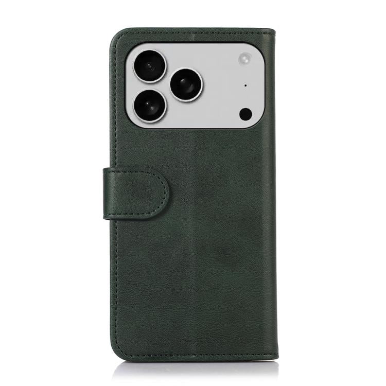 For iPhone 17 Pro Max Cow Texture Leather Phone Case(Green) - iPhone 17 Pro Max Cases by buy2fix | Online Shopping UK | buy2fix
