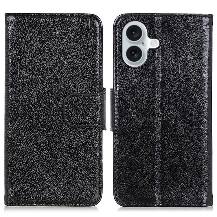 For iPhone 17 Nappa Texture Leather Case(Black) - iPhone 17 Cases by buy2fix | Online Shopping UK | buy2fix