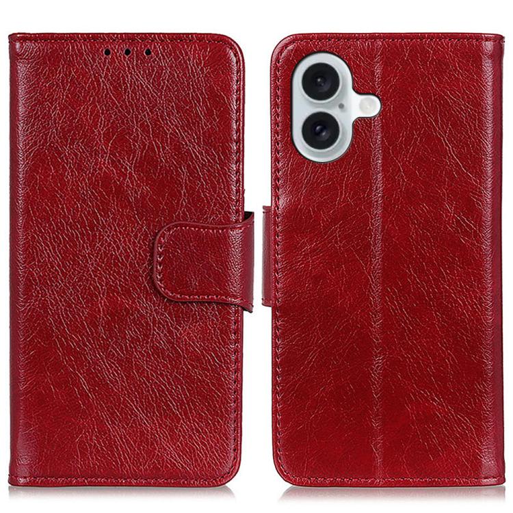 For iPhone 17 Nappa Texture Leather Case(Red) - iPhone 17 Cases by buy2fix | Online Shopping UK | buy2fix