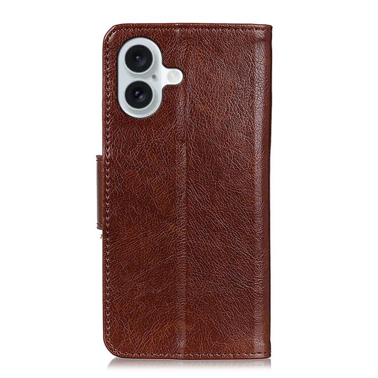 For iPhone 17 Nappa Texture Leather Case(Brown) - iPhone 17 Cases by buy2fix | Online Shopping UK | buy2fix