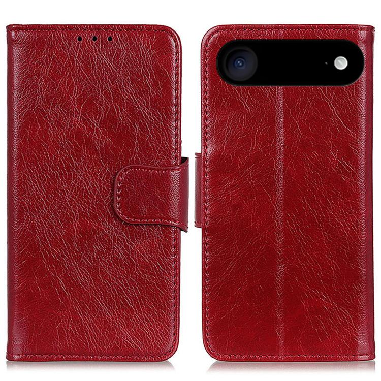 For iPhone 17 Air Nappa Texture Leather Case(Red) - iPhone 17 Air Cases by buy2fix | Online Shopping UK | buy2fix