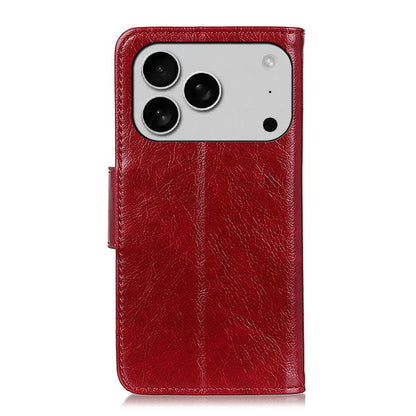 For iPhone 17 Pro Nappa Texture Leather Case(Red) - iPhone 17 Pro Cases by buy2fix | Online Shopping UK | buy2fix