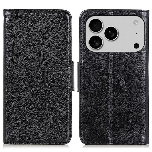 For iPhone 17 Pro Max Nappa Texture Leather Case(Black) - iPhone 17 Pro Max Cases by buy2fix | Online Shopping UK | buy2fix