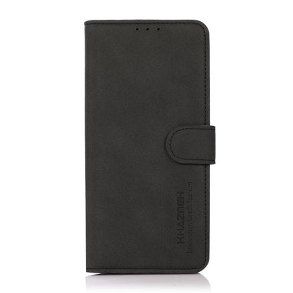 For iPhone 17 KHAZNEH Matte Texture Leather Phone Case(Black) - iPhone 17 Cases by buy2fix | Online Shopping UK | buy2fix