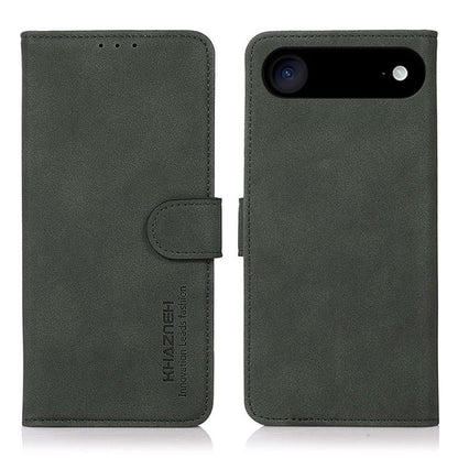 For iPhone 17 Air KHAZNEH Matte Texture Leather Phone Case(Green) - iPhone 17 Air Cases by buy2fix | Online Shopping UK | buy2fix
