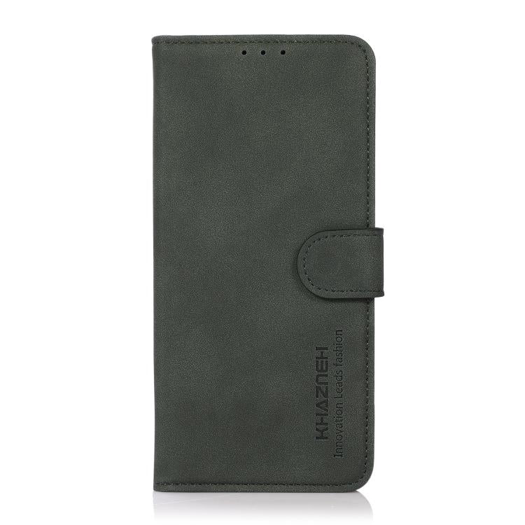 For iPhone 17 Air KHAZNEH Matte Texture Leather Phone Case(Green) - iPhone 17 Air Cases by buy2fix | Online Shopping UK | buy2fix